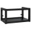 Berkfield Bathroom Washbasin Frame with Built-in Basin Black Iron 3