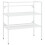 Berkfield Bathroom Washbasin Frame with Built-in Basin White Iron 3