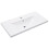 Berkfield Bathroom Washbasin Frame with Built-in Basin White Iron 5
