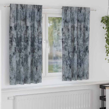 Berkfield Velvet Curtains 2 pcs Silver Grey 175 x 140 cm Velvet