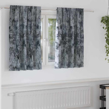 Berkfield Velvet Curtains 2 pcs Silver Grey 140 x 140 cm Velvet