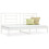 Berkfield Day Bed without Mattress White 80x200 cm Solid Wood Pine 2