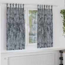 Berkfield Velvet Curtains 2 pcs Silver Grey 175 x 140 cm Velvet
