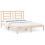 Berkfield Bed Frame without Mattress 150x200 cm King Size Solid Wood Pine 2