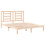 Berkfield Bed Frame without Mattress 150x200 cm King Size Solid Wood Pine 4