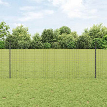 Berkfield Fence Post 5 pcs Grey 100 cm Steel