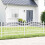 Berkfield Garden Fence KAMPEN White 1