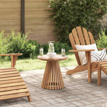 Berkfield Side Table Brown 50 x 50 x 49.5 cm Solid Teak Wood