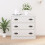 Berkfield Sideboard White 70x35.5x67.5 cm Engineered Wood 1