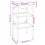 Berkfield Bathroom Washbasin Frame with Built-in Basin Black Iron 7