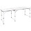 Foldable Camping Table Height Adjustable Aluminium 180 x 60 cm 1