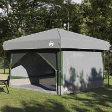 Berkfield Inner Tent 7-Person with Roof Green and Grey 300 x 300x 250 cm