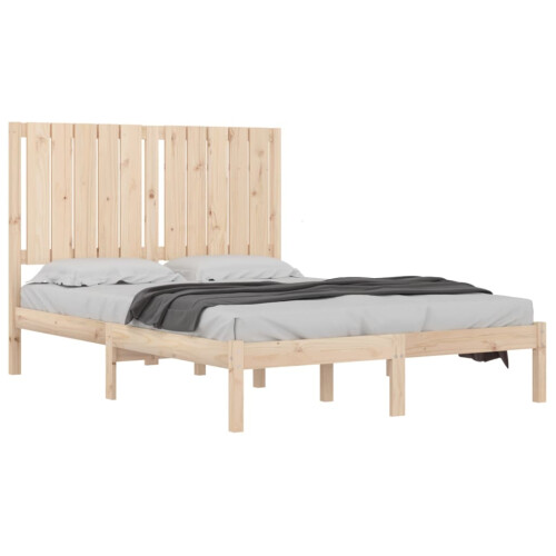 Berkfield Bed Frame without Mattress 120x190 cm Small Double Solid Wood 2