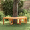 Berkfield Tree Bench Natural 160 x 80 x 45cm Solid Eucalyptus Wood 1
