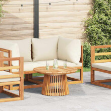 Berkfield Side Table Brown 70 x 70 x 40 cm Solid Teak Wood