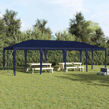 Berkfield Party Tent Blue 800 x 400 x 266 cm Polyethylene and Steel