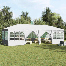 Berkfield Party Tent White 800 x 400 x 266 cm Polyethylene