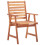 Berkfield Outdoor Dining Chairs 4 pcs Solid Acacia Wood 2