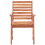 Berkfield Outdoor Dining Chairs 4 pcs Solid Acacia Wood 3