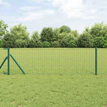 Berkfield Euro Fence Green 0.4 x 50 m PVC-coated iron