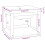 Berkfield Bathroom Washbasin Frame with Built-in Basin White Iron 7