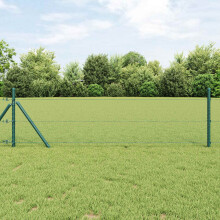 Berkfield Hexagon Fence Green 1.4 x 10 m PVC