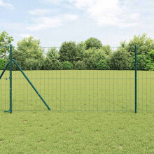 Berkfield Euro Fence Green 1 x 25 m PVC-coated iron