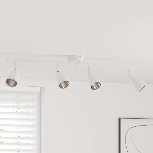Berkfield Ceiling Spotlight White 70 x 12.5 x 10.5 cm Metal