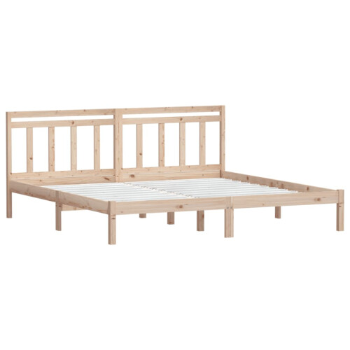 Berkfield Bed Frame without Mattress Super King Solid Wood 2