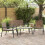 Berkfield Garden Dining Set 4 pcs Brown Poly Rattan 1
