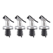 4 Pieces Oil Stopper Pourer,Leakproof Bottle Pourer,Olive Oil Leakproof Spouts,with Dust Cap,for Oil,Olive Oil,Vinegar
