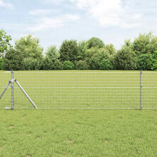 Berkfield Euro Fence 0.8 x 10 m PVC-coated iron