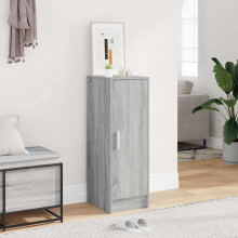 Berkfield Shoe Cabinet Grey Sonoma 32x35x92 cm Engineered Wood