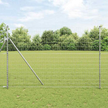 Berkfield Euro Fence 1.5 x 10 m PVC-coated iron
