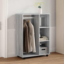 Berkfield Wardrobe Grey Sonoma 80x40x110 cm Engineered Wood