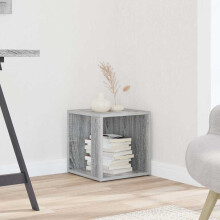 Berkfield Side Table Grey Sonoma 33x33x34.5 cm Engineered Wood