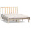 Berkfield Bed Frame without Mattress 135x190 cm Double Solid Wood Pine 2