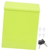Wall Mounted Locking Mailbox for Home, Durable Iron Construction, Secure Lock System, Large Capacity