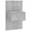 Berkfield Bed Headboard with Cabinets Concrete Grey Engineered Wood 4