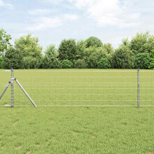 Berkfield Euro Fence 0.4 x 25 m PVC-coated iron