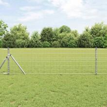 Berkfield Euro Fence 0.8 x 25 m PVC-coated iron