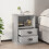 Berkfield Bedside Cabinets 2 pcs Concrete Grey 43x36x60 cm 1