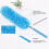 Retractable Bendable Duster For Ceiling Shelves Curtains-Gray 2