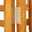 Berkfield 3-Panel Room Divider 121x2x170 cm Solid Acacia Wood 6