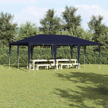 Berkfield Party Tent Blue 600 x 400 x 266 cm Polyethylene and Steel
