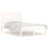 Berkfield Bed Frame without Mattress White 120x190 cm Small Double Solid Wood 2