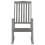 Berkfield Rocking Chair Grey Solid Acacia Wood 2