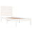Berkfield Bed Frame without Mattress White 90x190 cm Single Solid Wood 4
