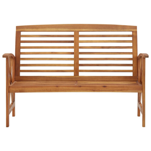 Berkfield Garden Bench 119 cm Solid Acacia Wood 1