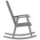 Berkfield Rocking Chair Grey Solid Acacia Wood 3